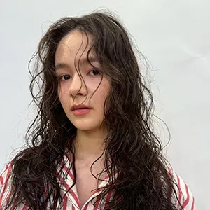 stella女性カットモデルカラーリング